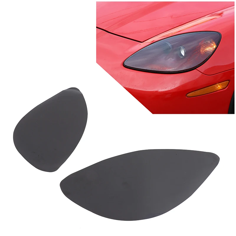 

For Chevrolet Corvette C6 2005-2013 Car Headlight Rear Headlight Film Decoration Sticker Car Protection Accessories TPU Black