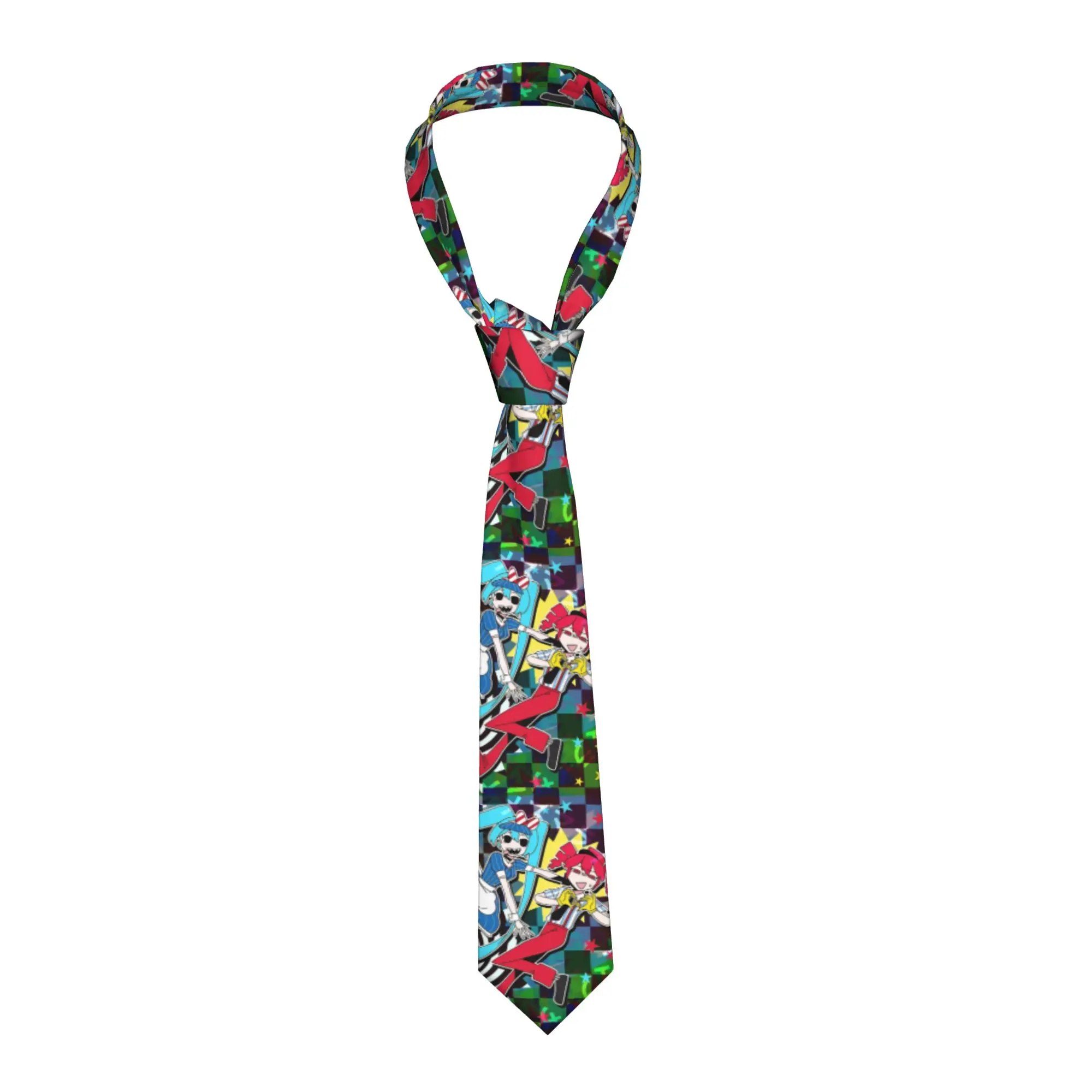 Cravates pour hommes Mesmerizer Kasane Teto Hatsune Miku, cravate étroite de 8 cm, style Kawaii, accessoires pour costumes masculins, cravate de mariage