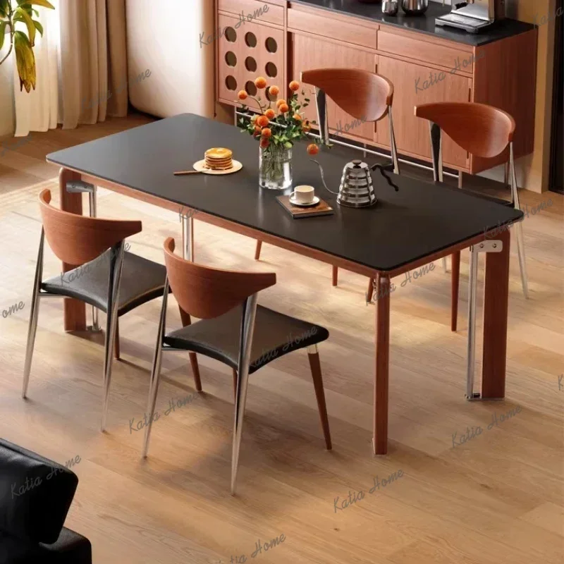 YJ Plastic Service Dining Tables Portable Folding Auxiliary Plate Dining Tables Grill Buffet Mesa Plegable Furniture Living Room