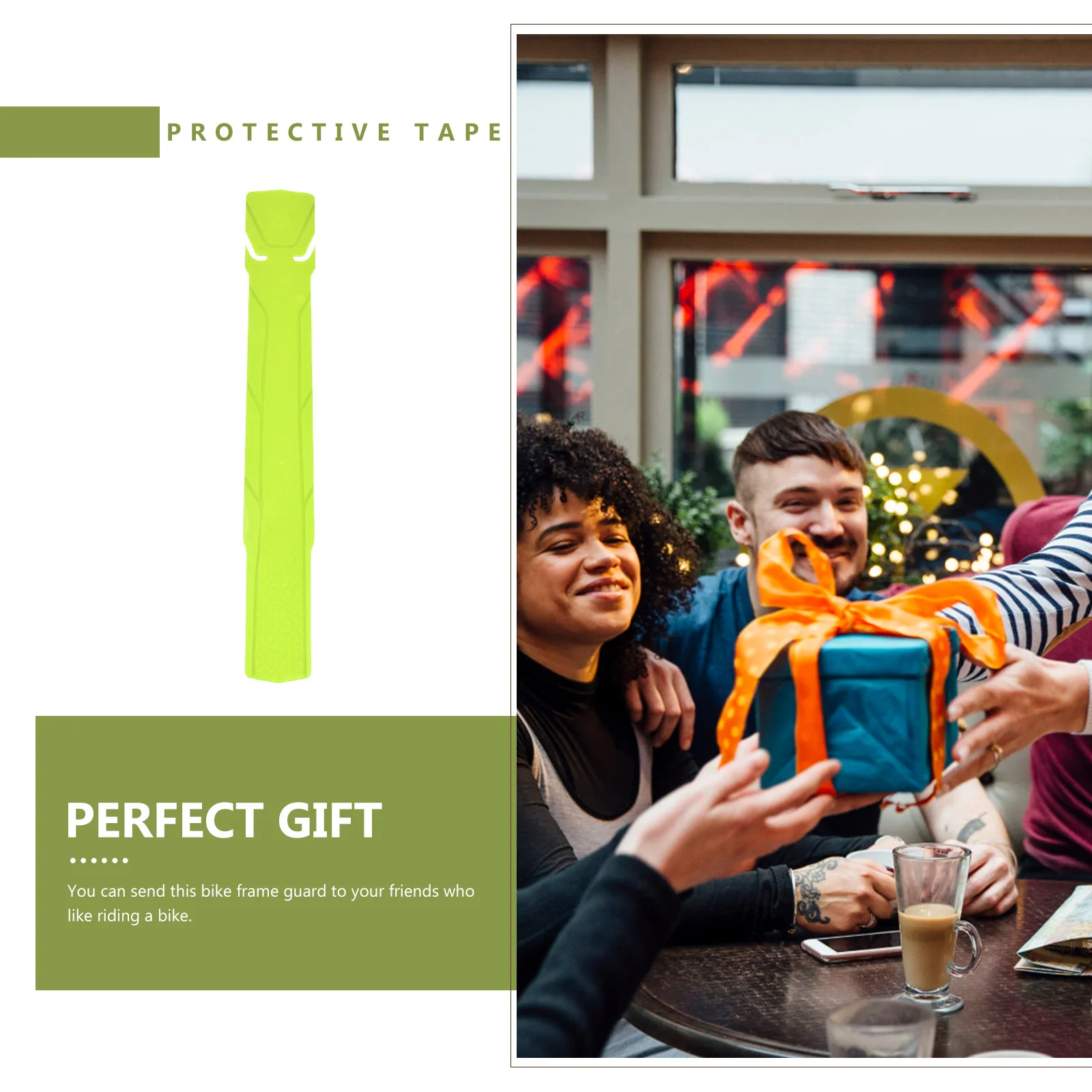 

1pc Bike Frame Protection Tape Pvc Scratch Resistant Durable Guard For Mountain Bicycle Frame Stickers Accessories Cycling