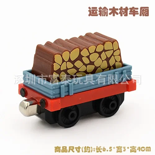 Alloy Magnetic Thomas and Friends Train Diecast 1:43 Locomotive Railway Carriage Christmas Duck Cow Cake Toys for Boys Children