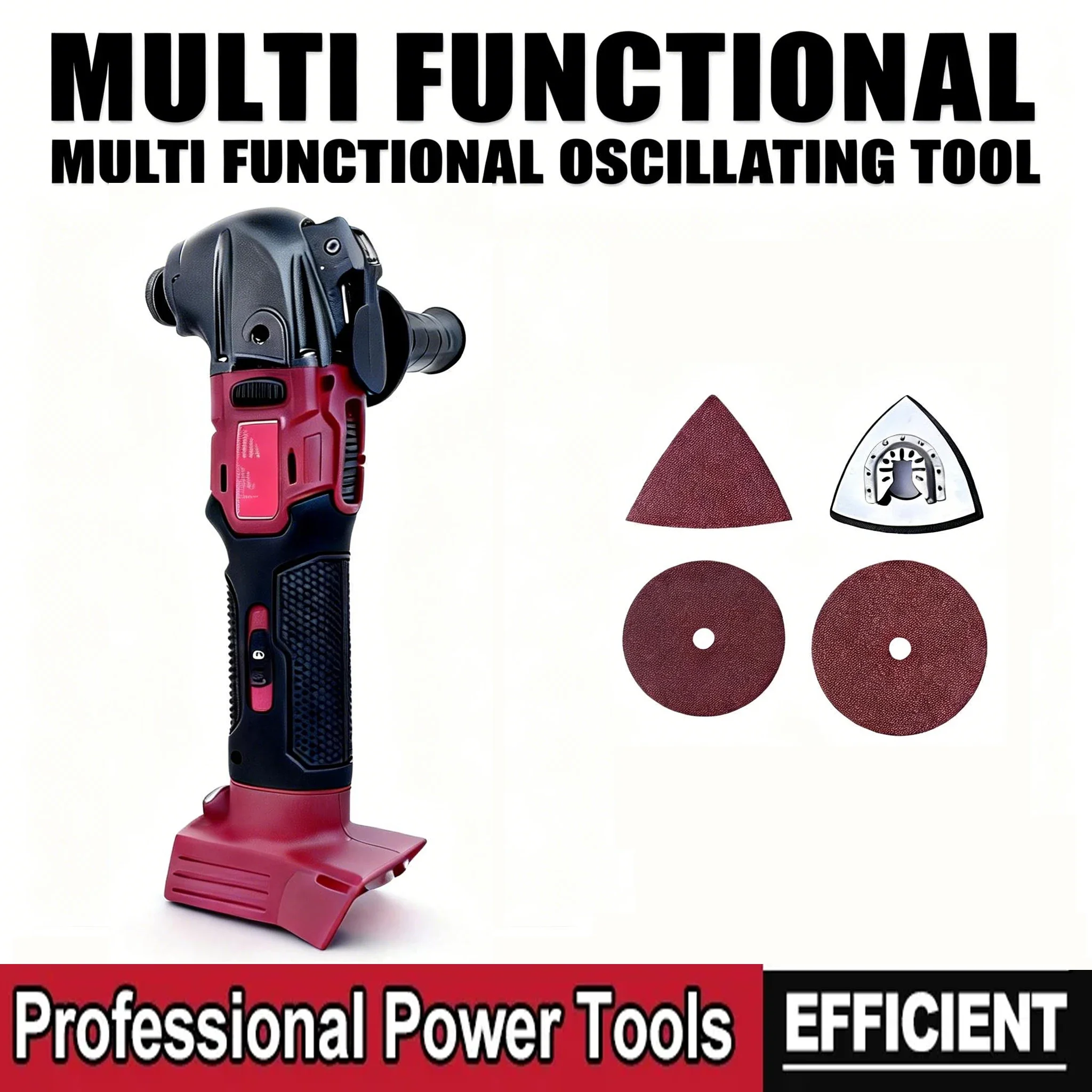 

Бесщеточный многофункциональный осциллирующий инструмент, 6 скоростей, регулируемый ремонт, вибрация, электрический режущий триммер, ручной аккумулятор 18 В