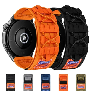 나일론 루프 스트랩, 삼성 갤럭시 워치 7, 6, 5, 4, 40, 44mm, FE 밴드 스포츠 팔찌, 화웨이 GT4 3 프로 43, 46mm, 2e, 20mm, 22mm