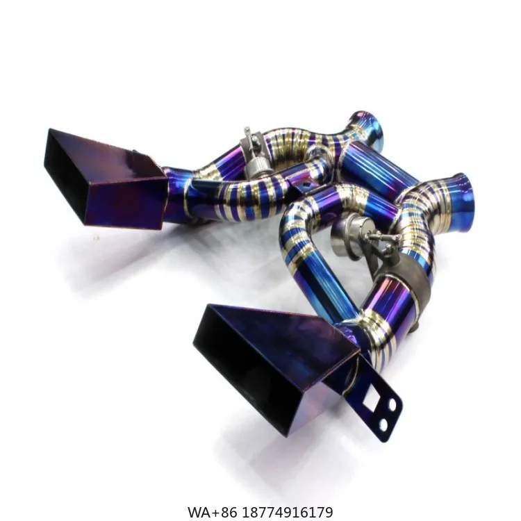 

Выхлопная труба для труб выхлопной системы 650S 625C MP4, от 3 до 3,5 дюйма, титановый сплав, устойчивые к высоким температурам материала