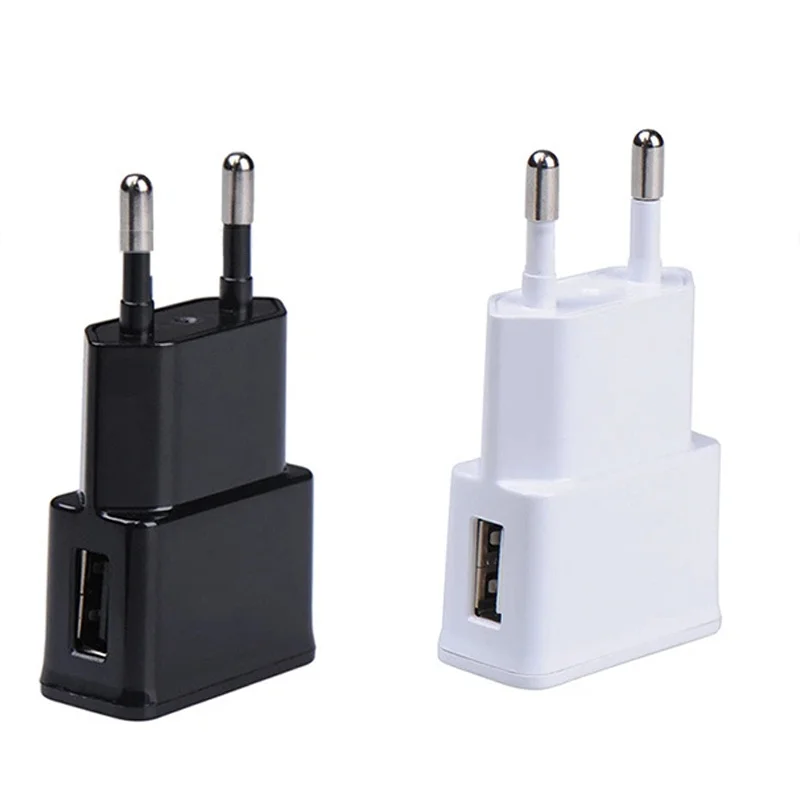 5V 2A USB Charger Dual USB Chargers Cell Phone EU Plug Power Adapter Wall Charging For iPhone Xiaomi Huawei Phone Power Adapter