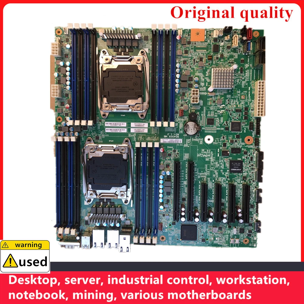 Imagem -03 - Placa-mãe Usada para Lenovo Thinkserver Rd450x C612 Ddr4 00hv330 00hv211 00hv328 X99 Lga 2011-v3 Ddr4