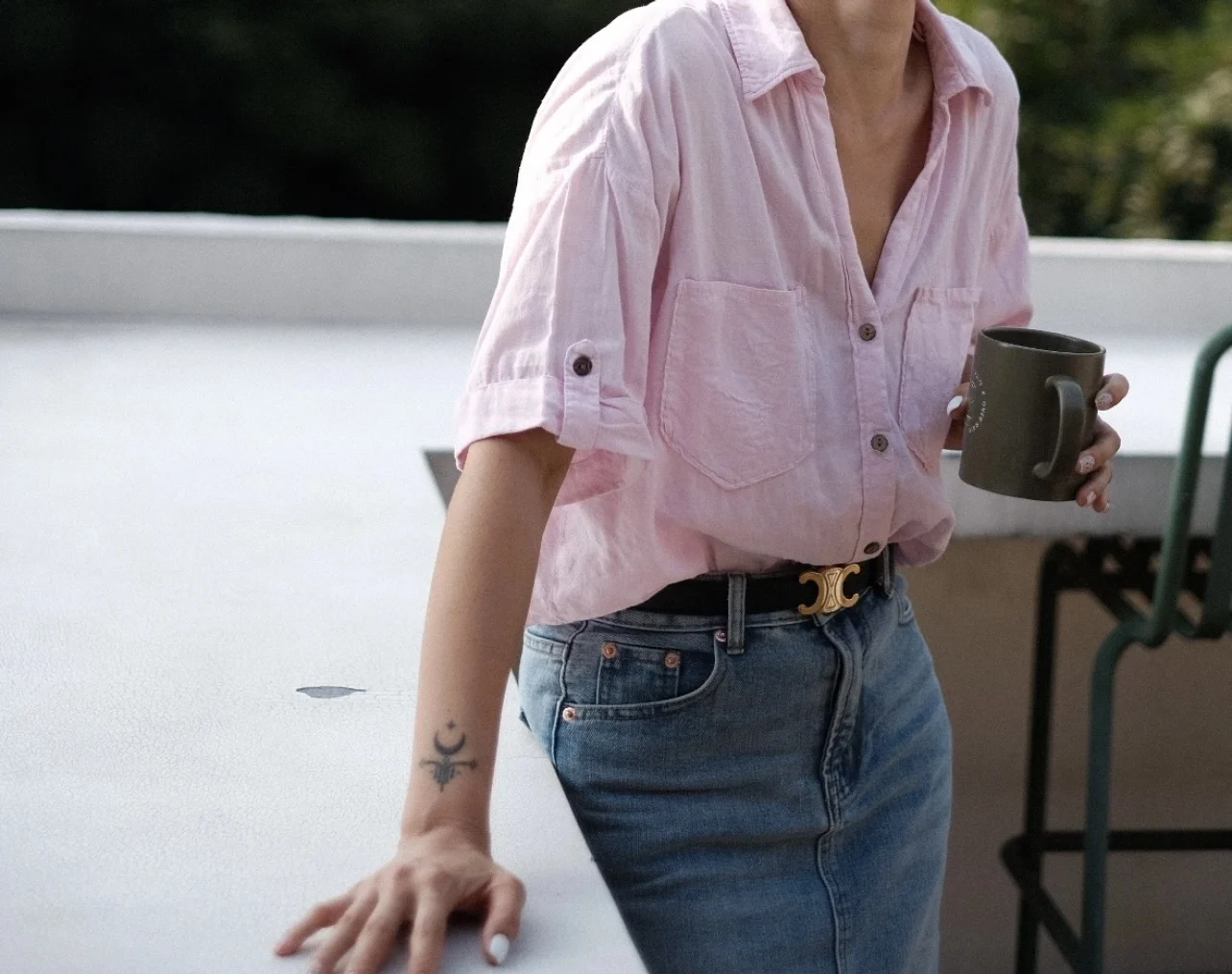 ETJ 2025 estate nuova camicia corta casual a maniche corte allentata in tessuto misto fresco e traspirante da donna