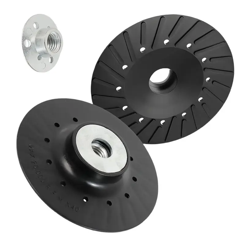 

AT51-(2 Pack) Backing Pad For 4.5 Inch Angle Grinder- Non-Slip Design,Fits , BHA& More