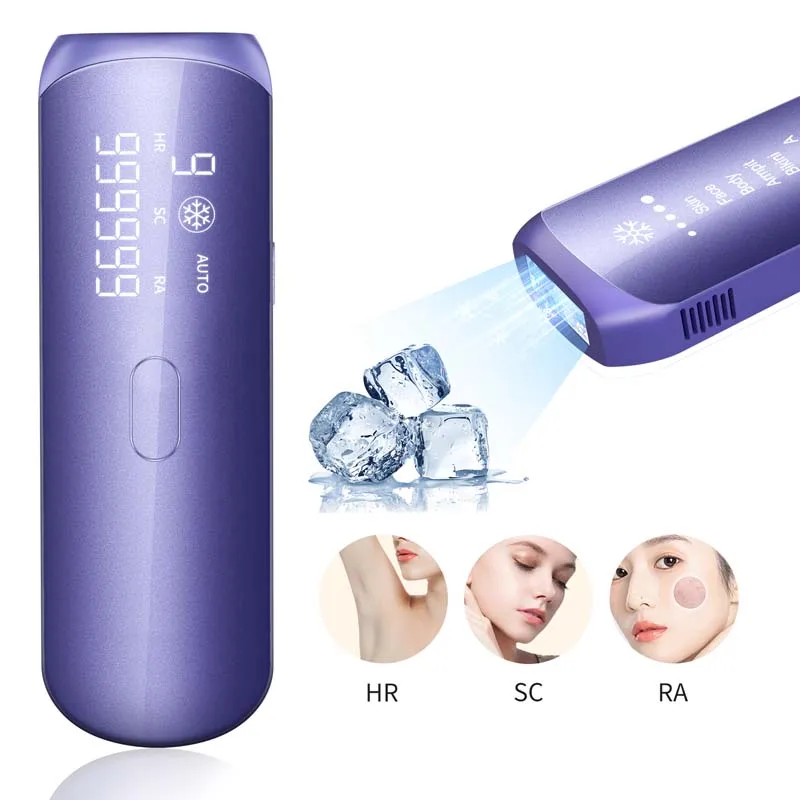 

Women Mini Armpit Body Ice Handset Home Machine Painless Use Portable Cooling Permanent Beauty Ipl Epilator Laser Hair Remover