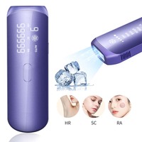 Women Mini Armpit Body Ice Handset Home Machine Painless Use Portable Cooling Permanent Beauty Ipl Epilator Laser Hair Remover