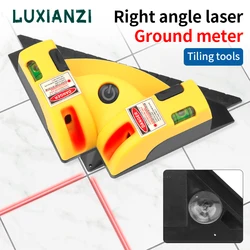 LUXIANZI Right Angle 90 Degree Square Laser Level High Quality Vertical Ground Wire Instrument Infrared Laser Construction Tools