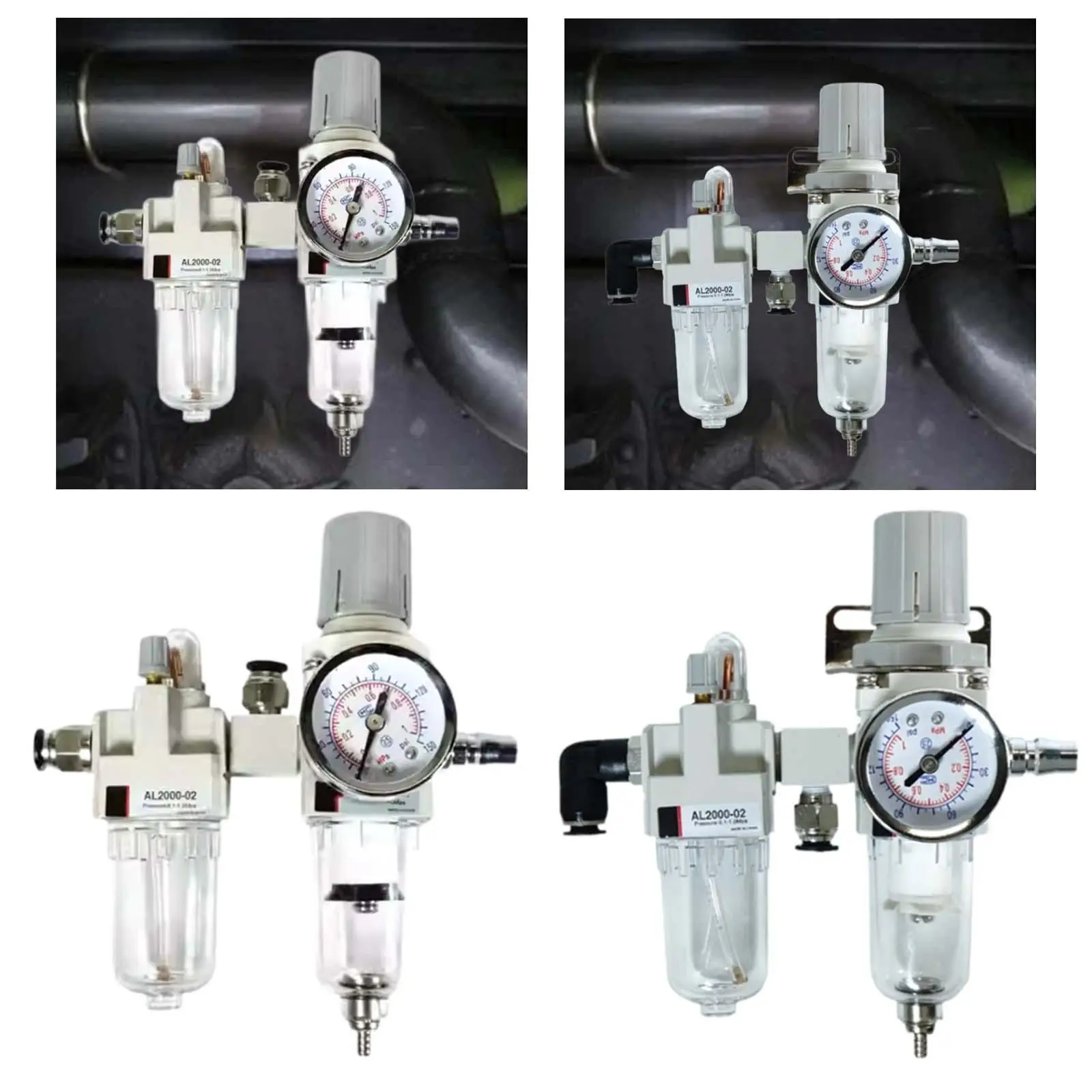 

Durable PP Oil Water Separator for Tire Changer Machine Auto Repair Tool Impact Resistant Air Pressure Connector