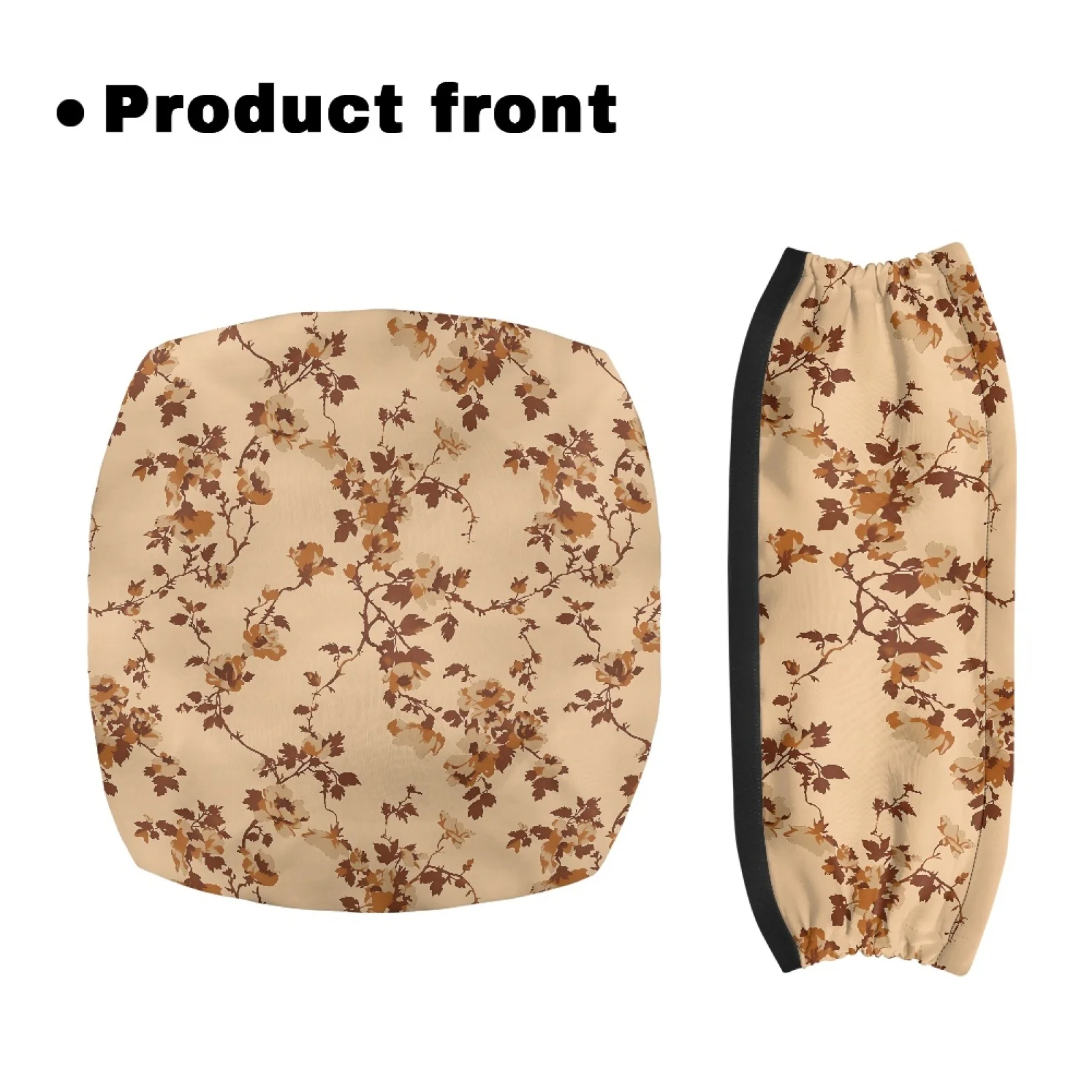 Coloranimal Autumn Vine Bloom, housse pour déambulateur, 2 pièces, housse en polyester pour déambulateur, modèle unisexe.