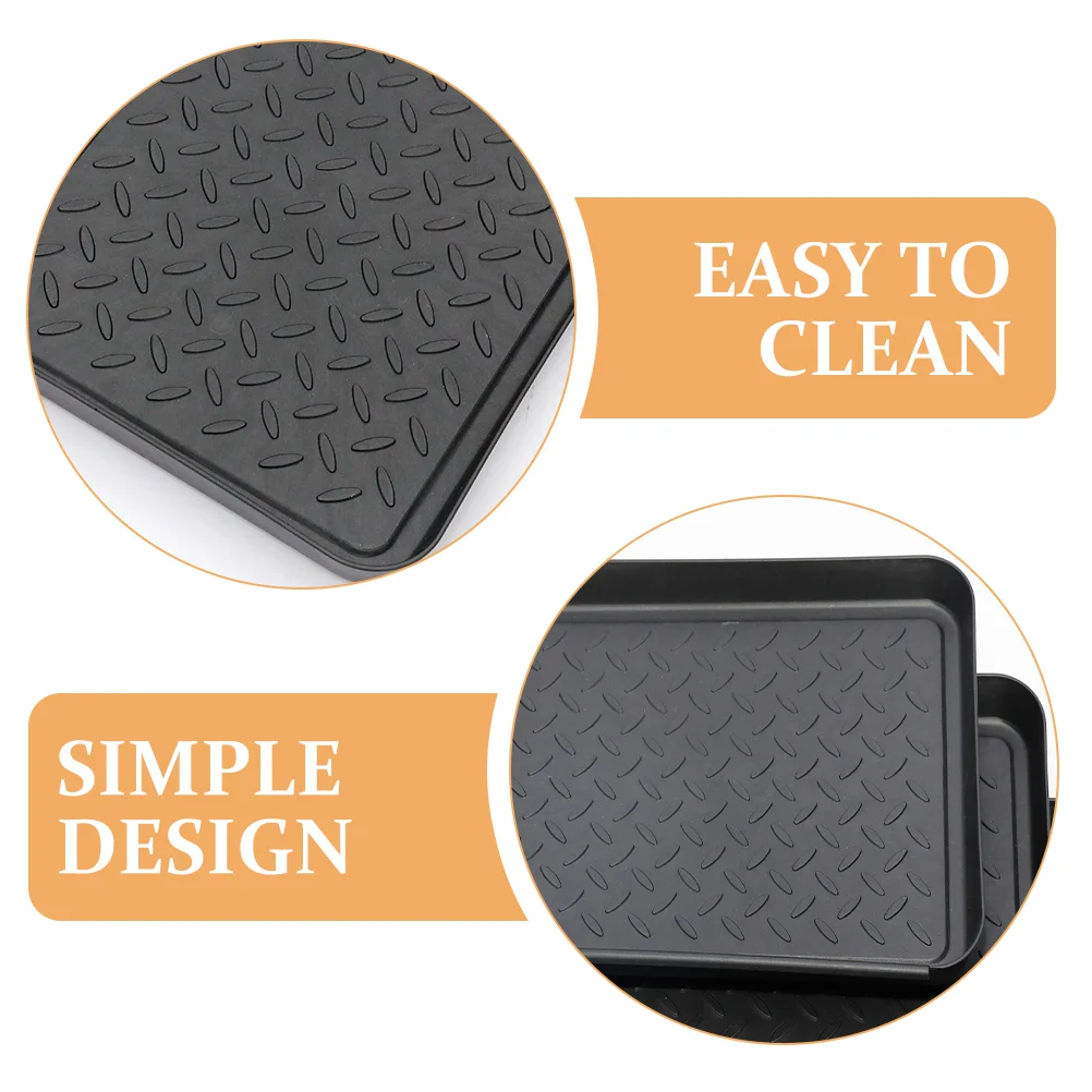 3pcs Shoes Boot Tray Boot Display Tray Flower Pot Mat Multi-function Shoes Tray Accessory shoe storage tray
