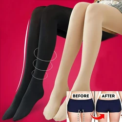 Plus Size Tights Tights for Women Compression Elastic Lift Up Buttocks Tights Female High Waist Stretchy Slim Skinny Pantyhose
