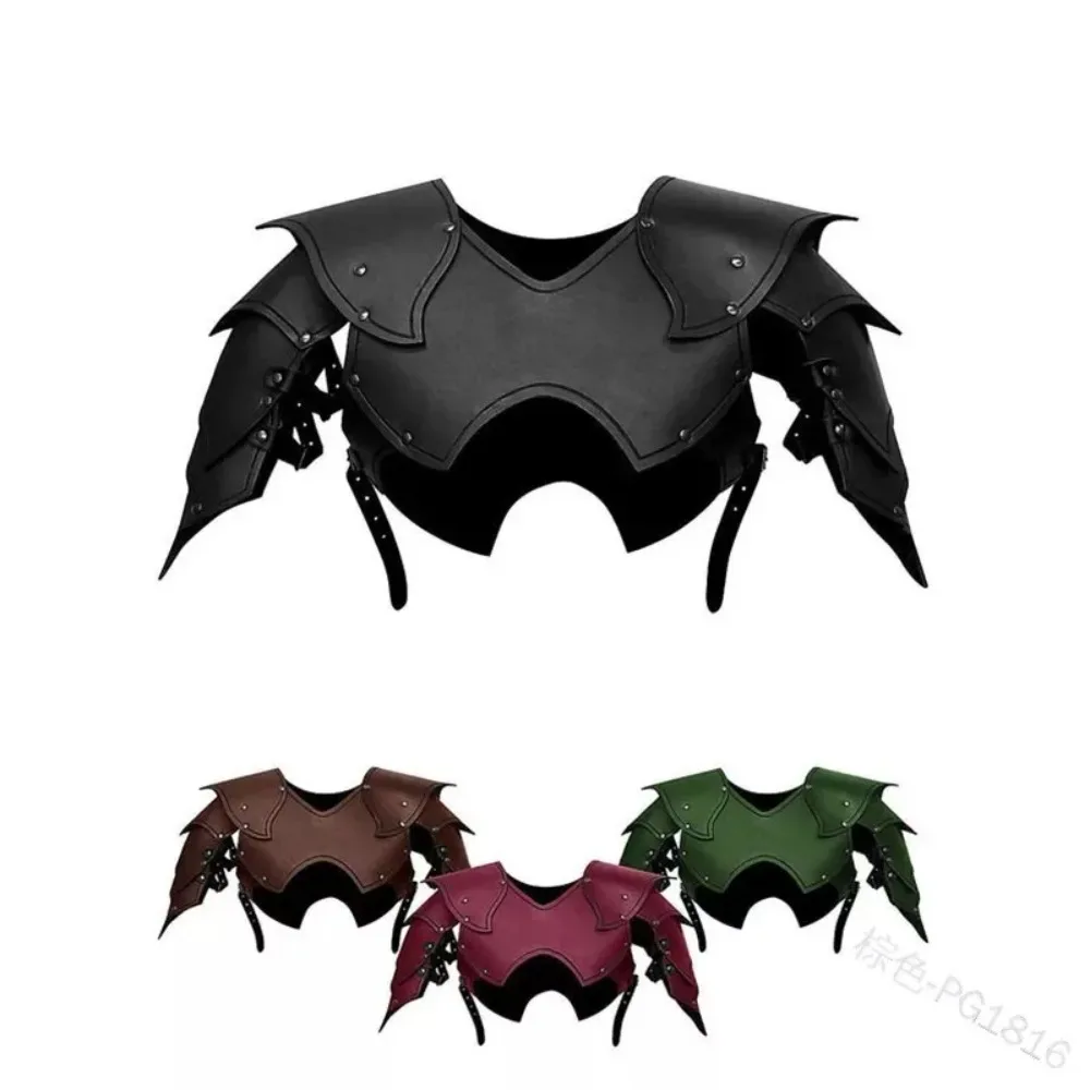 

Medieval Renaissance Leather Shoulder Armor Gothic Pauldrons Unisex Cosplay Warrior