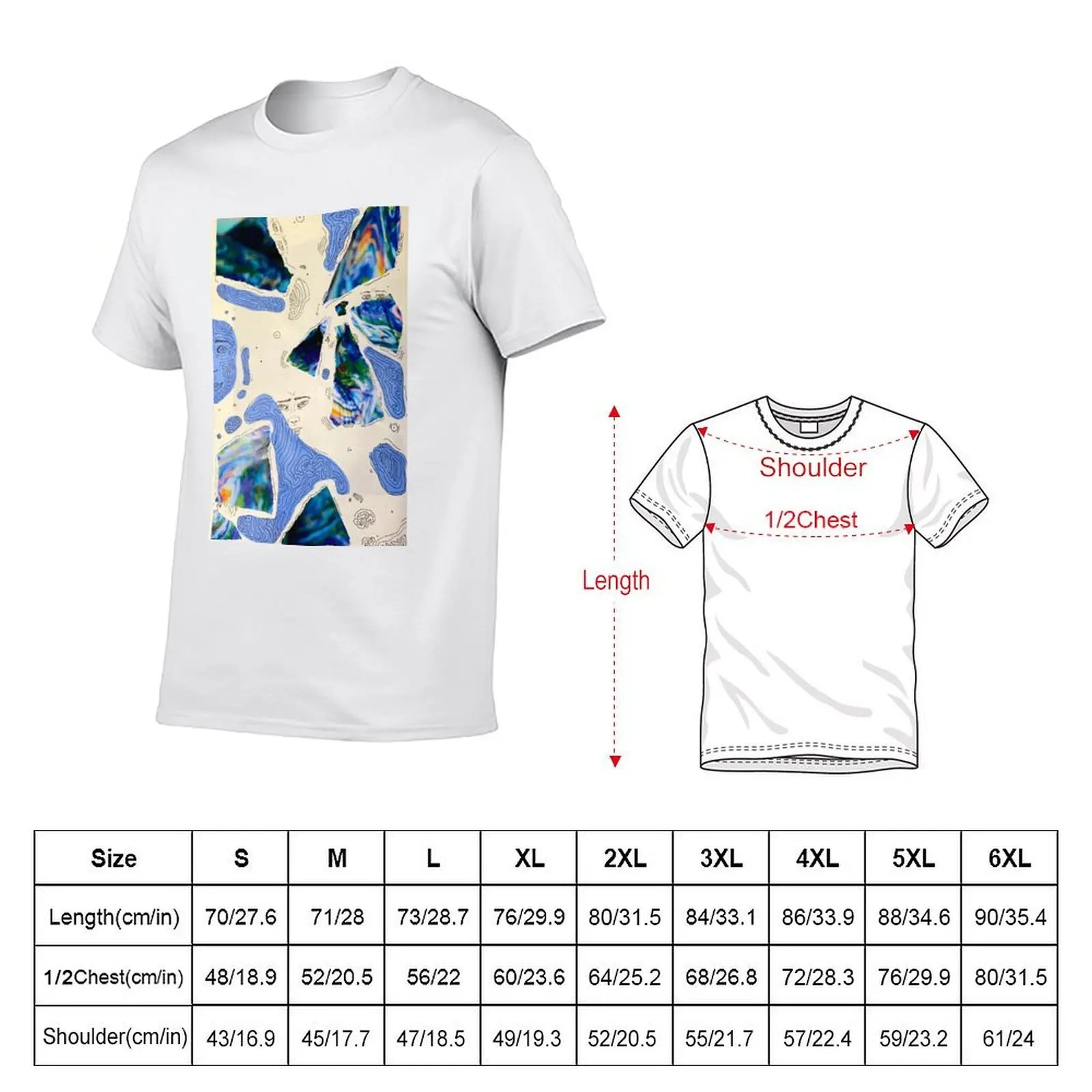 hidden faces T-Shirt plus size tops tees mens t shirts pack