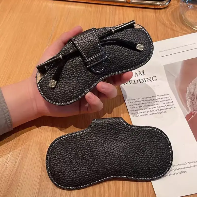 Miękkie skórzane woreczek na okulary etui z solidnym słońcem etui na okulary proste torby do przechowywania okularów przenośne pudełko na okulary