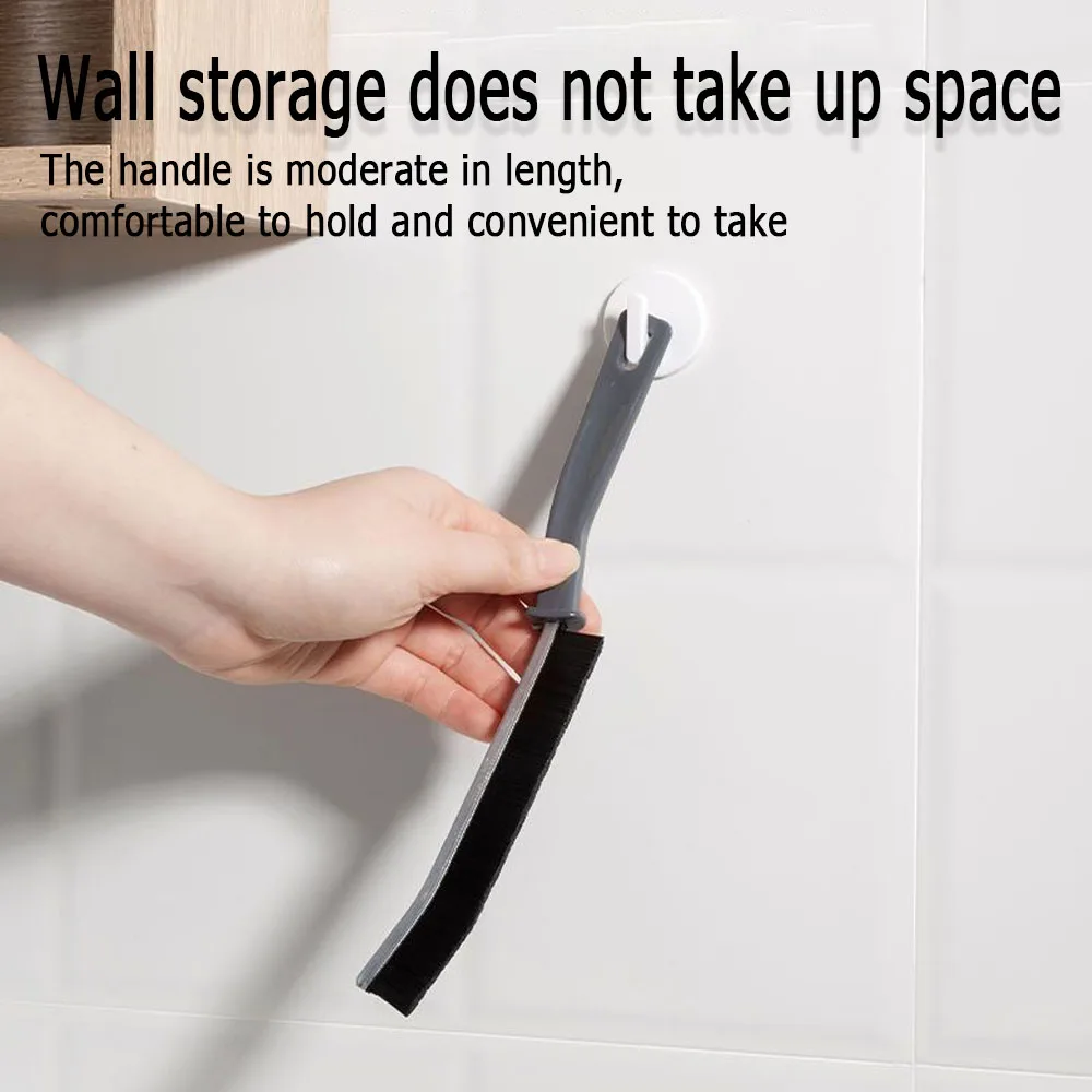 2pcs Toilet Cleaning Brush Hard-bristled Bathroom Cleaning Brush  Gap Household Toilet Cleaning Tools Bathroom Supplies image 5