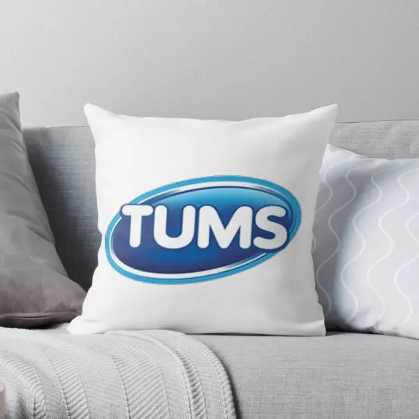 

Tums Printing Throw Pillow Cover Throw Fashion Decorative Office Bed Car Cushion Soft Comfort Pillows not include One Side