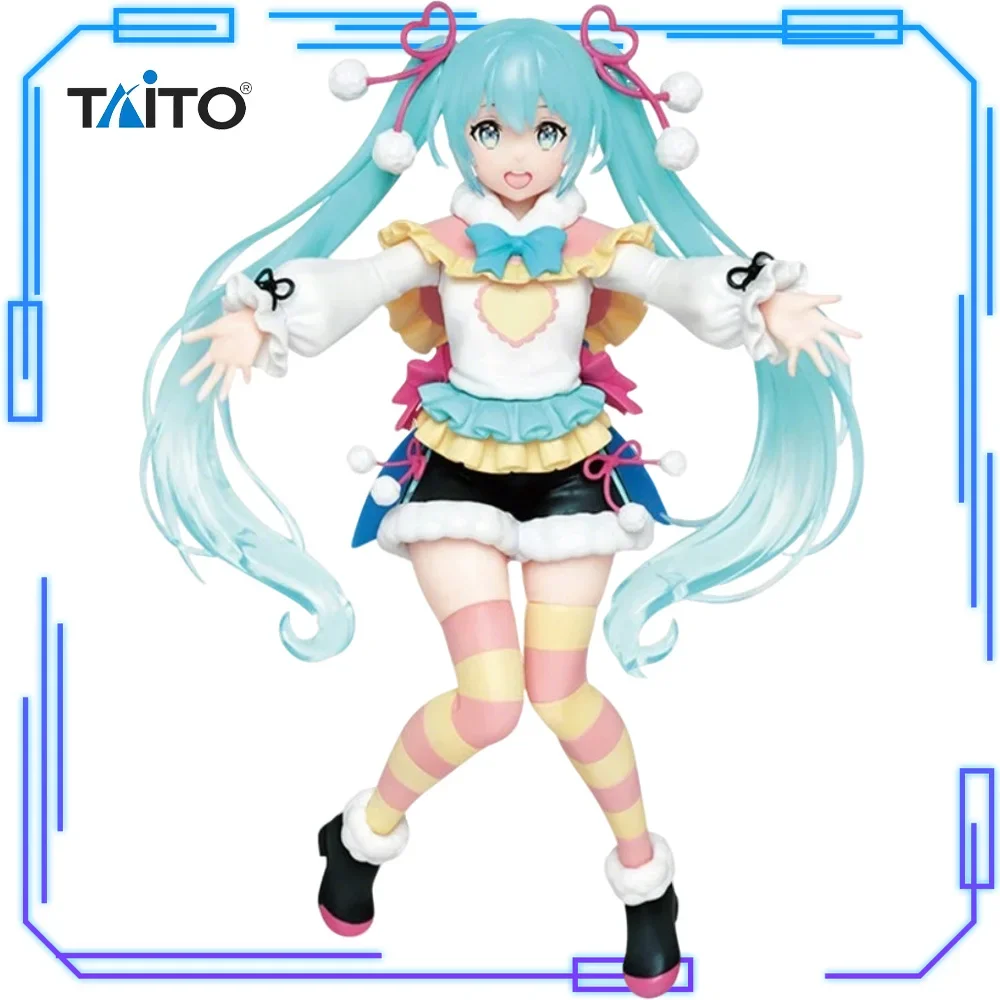 在庫あり-タイトーオリジナル-正規品-ボーカロイド-歌手-初音ミク-冬イメージver-18cmコレクションモデルおもちゃフィギュア誕生日プレゼント