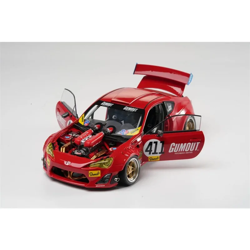 JDM 1:18 GT4586 motor completo de aleación de edición limitada, modelo de coche de simulación de motor totalmente independiente, juguete para niños, coleccionable para adultos.