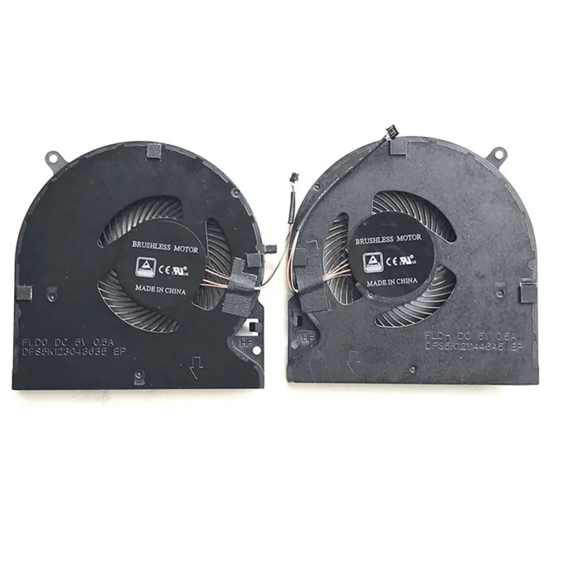 Ventilador de refrigeração CPU para Razer, Blade15, FLD0, FLDH, DFS5K123043635, DF S5K121144645, Novo