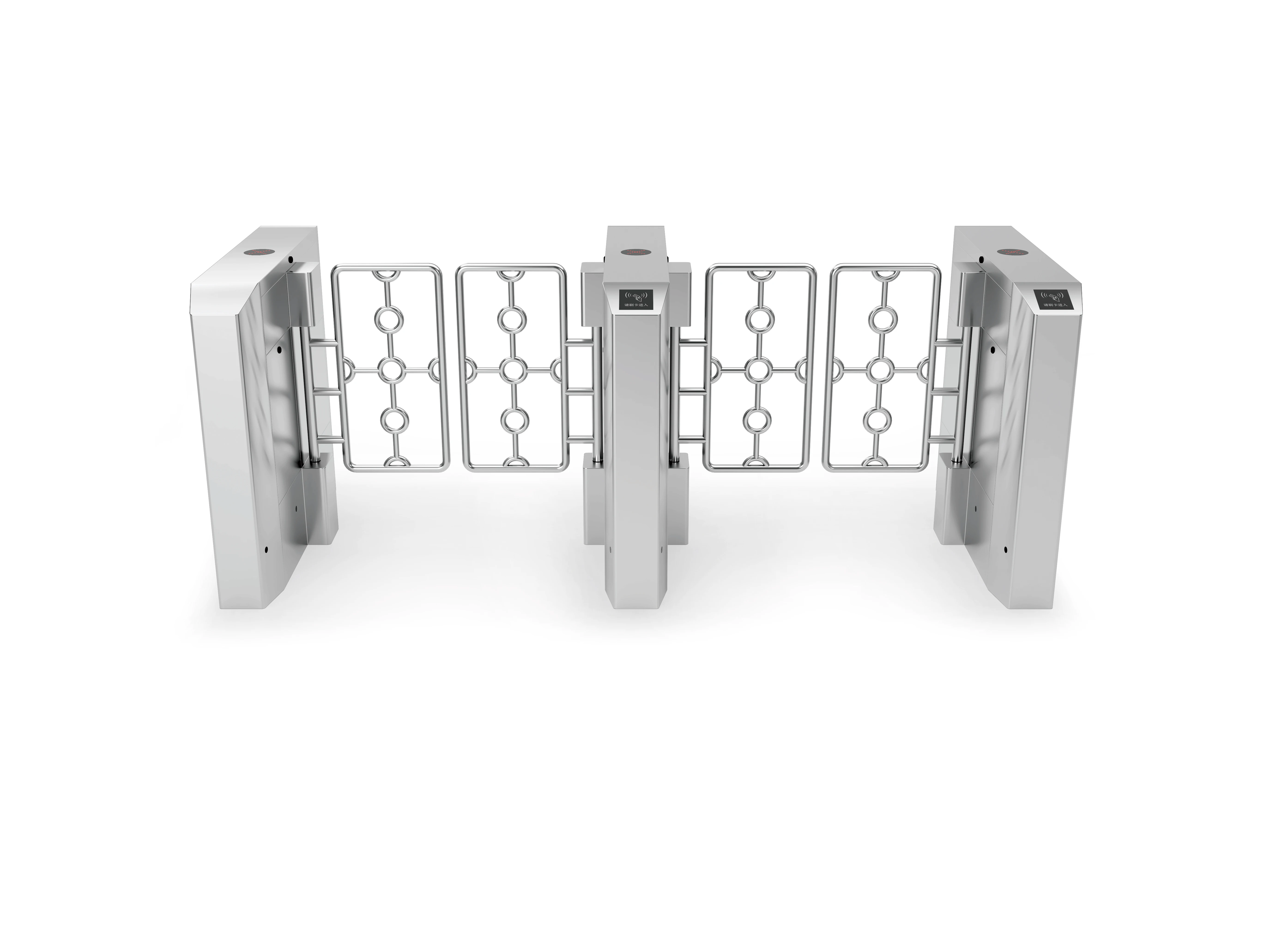 Security Swing Turnstile Entrance and Exit Barrier Gate With Access Control System Supermarket Automatic Pedestrian