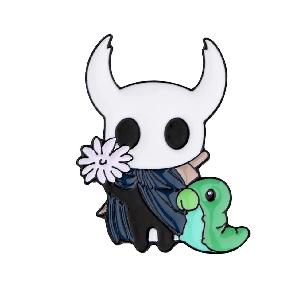 Hollow Knight Enamel Brooch Cool Character Pins Backpacks Clothing Hats Lapel Badges Fashion Jewelry Accessories Souvenir Gifts