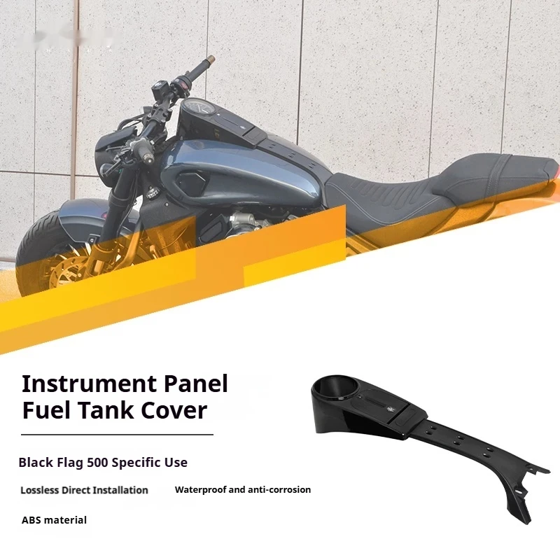 For Benda Dark Flag 500 Tank Instrument Cover Dashboard Protector ABS No-Drill Accesorios Moto