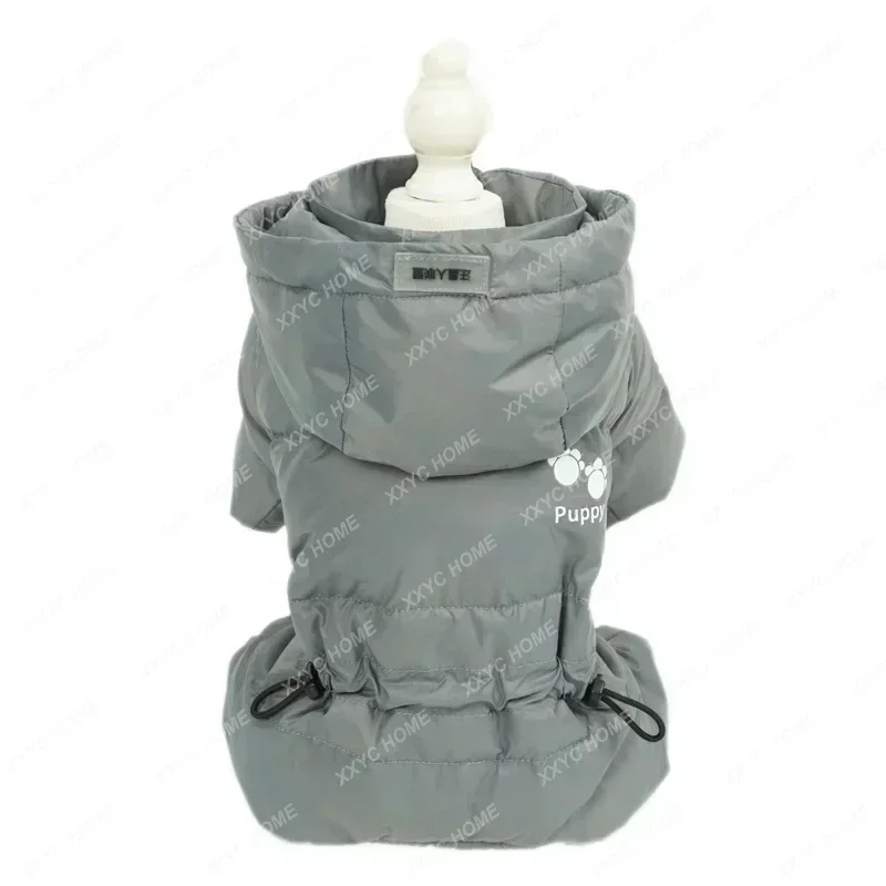 Waterproof Down Pet Jacket Small Dog Clothes Winter Schnauzer Poodle Pomeranian Puppy Clothes Ropa Para Perro Dogs Accessories