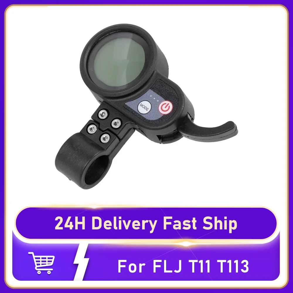 

Display For FLJ T11 T113 36V-60V Motor Brushless Controller LCD Display Panel Thumb Throttle Electric Scooter Accessory