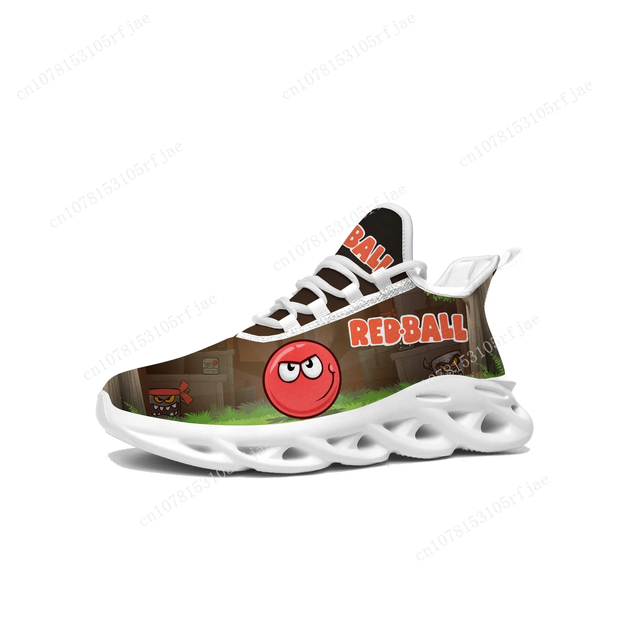 

Red Ball Sneakers Hot Cartoon Game Mens Womens Teenager Sports Running Shoes High Quality Fashion Custom Built Lace Up Shoes