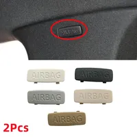 For VW Jetta A5 A6 MK5 Golf 5 6 7 GTI Passat B6 B7 CC Polo 2Pcs A B C Pillar Airbag Emblem Cap 3C0853437C 1K8853437 5G0853437
