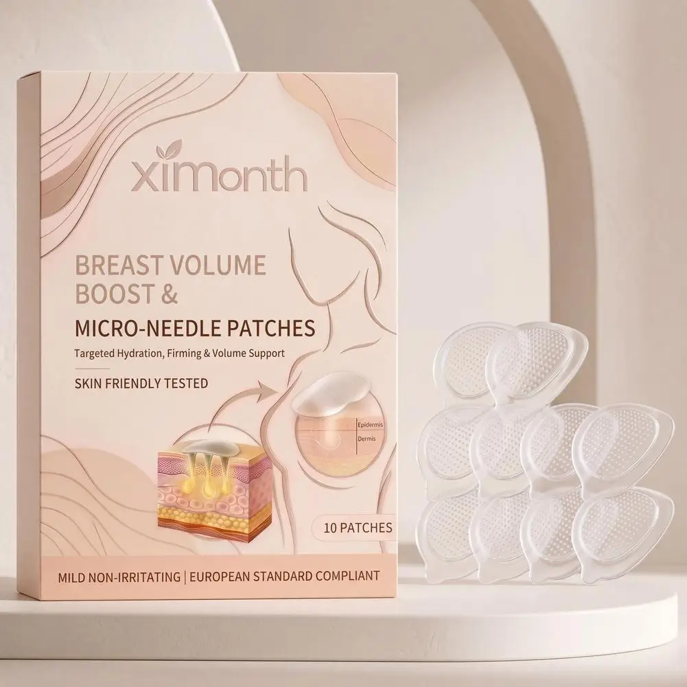 Advanced Nano Micro Needle Breast Patch Targeted Nourishing Deep Hydration Firming Improve Skin Elasticity For Women