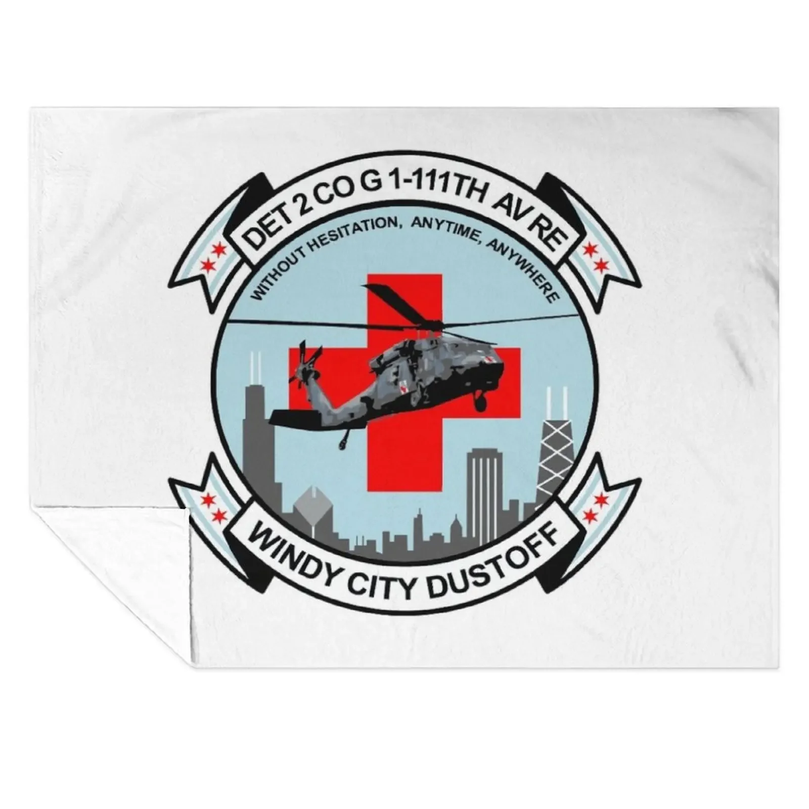 

Windy City Dustoff Patch Throw Blanket sofa bed Decorative Throw Winter beds Flannel Fabric Blankets