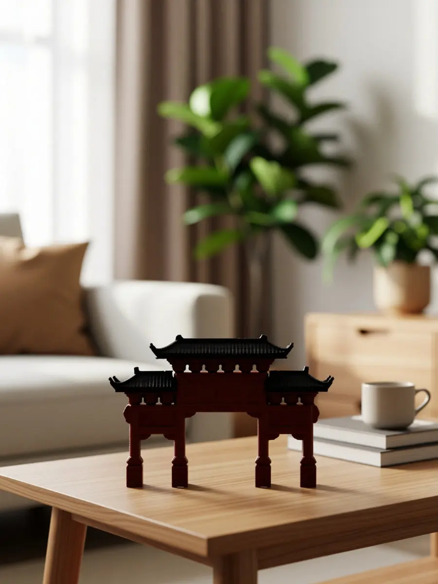 Mini Pagoda Ancient Chinese Architecture Bonsai Decorative Ornament for Zen Garden Aquarium Micro Landscape Asian Pavilion