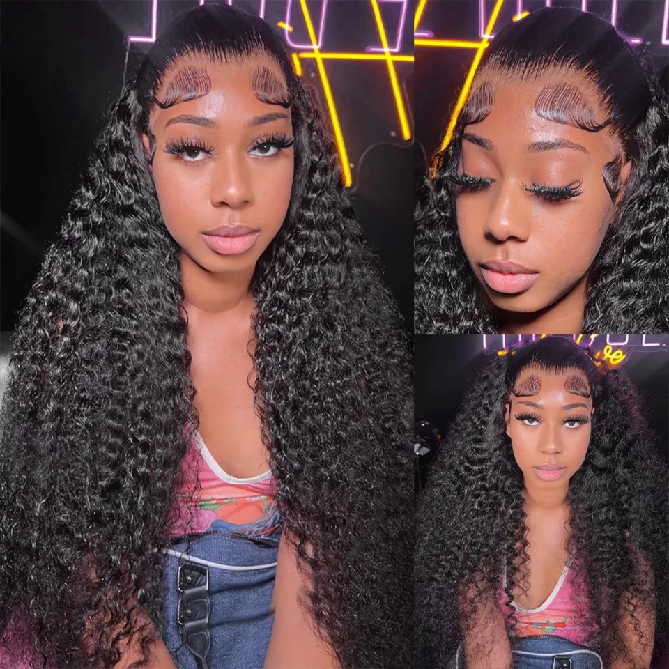 Pacotes de Cabelo Cacheado Profundo 3 Peças 26 Polegadas Cabelo Cacheado Birmanês Completo Cabelo Humano Real de Alta Densidade Extensão de Cabelo Cacheado Jerry Cru