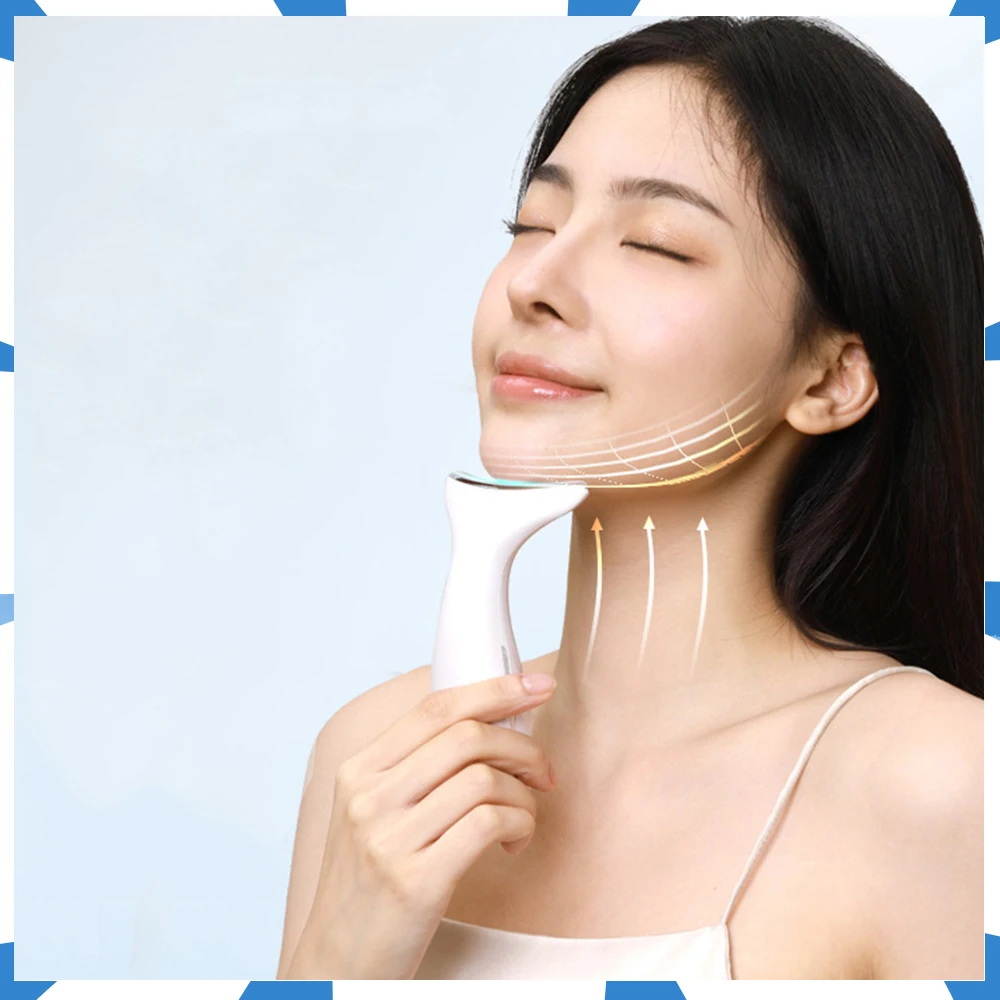 

Electric Neck Beauty Instrument Intelligent Heating Multifunctional Micro Current Massager Firming Lifting Lighten Neck Line