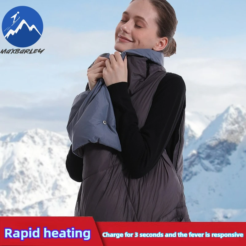 Multi-functional Heated Vest Women Men Winter Electric Heating Blanket Heating Jacket USB Intelligent Temperature Control Vest