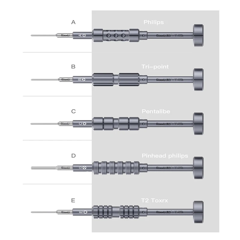 Newest QIANLI 3D Batch Header Screwdriver Mobile Phone Computer Camera Precision Disassembly Bolt Driver Repair Tool