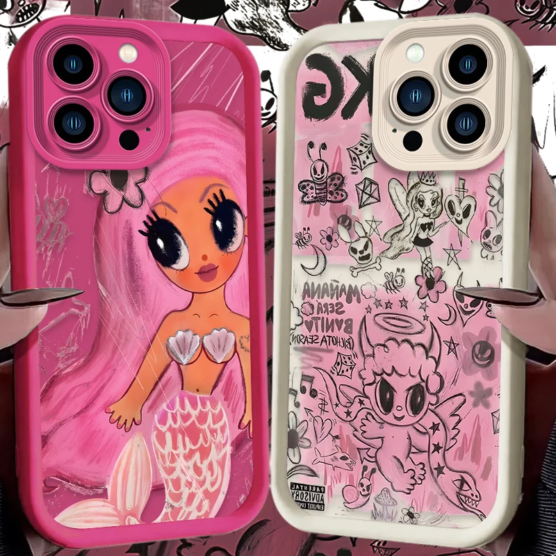 Case For iPhone 16 15 14 13 12 11 Pro Max X XS X S Max XR SE 2020 7 8 Plus iphone16 Karol G Manana Bichota Season Silicone Cover