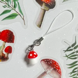 Mushroom phone charm cute gift 1PCS