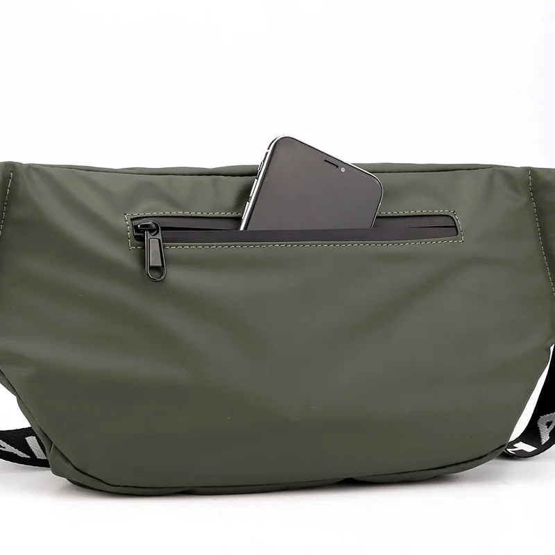 Sacs de taille de voyage décontractés pour hommes, sacs de sport pour hommes, qualité supérieure, ceinture en nylon, bandoulière pratique, sac de poitrine, nouveau, 2024