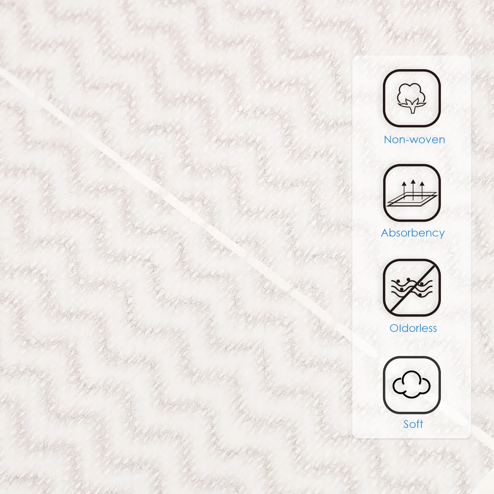 

50Pcs Nonwoven Kitchen Dishcloths Reusable Wipe Cloths Multipurpose for Utensils Appliances Light Brown