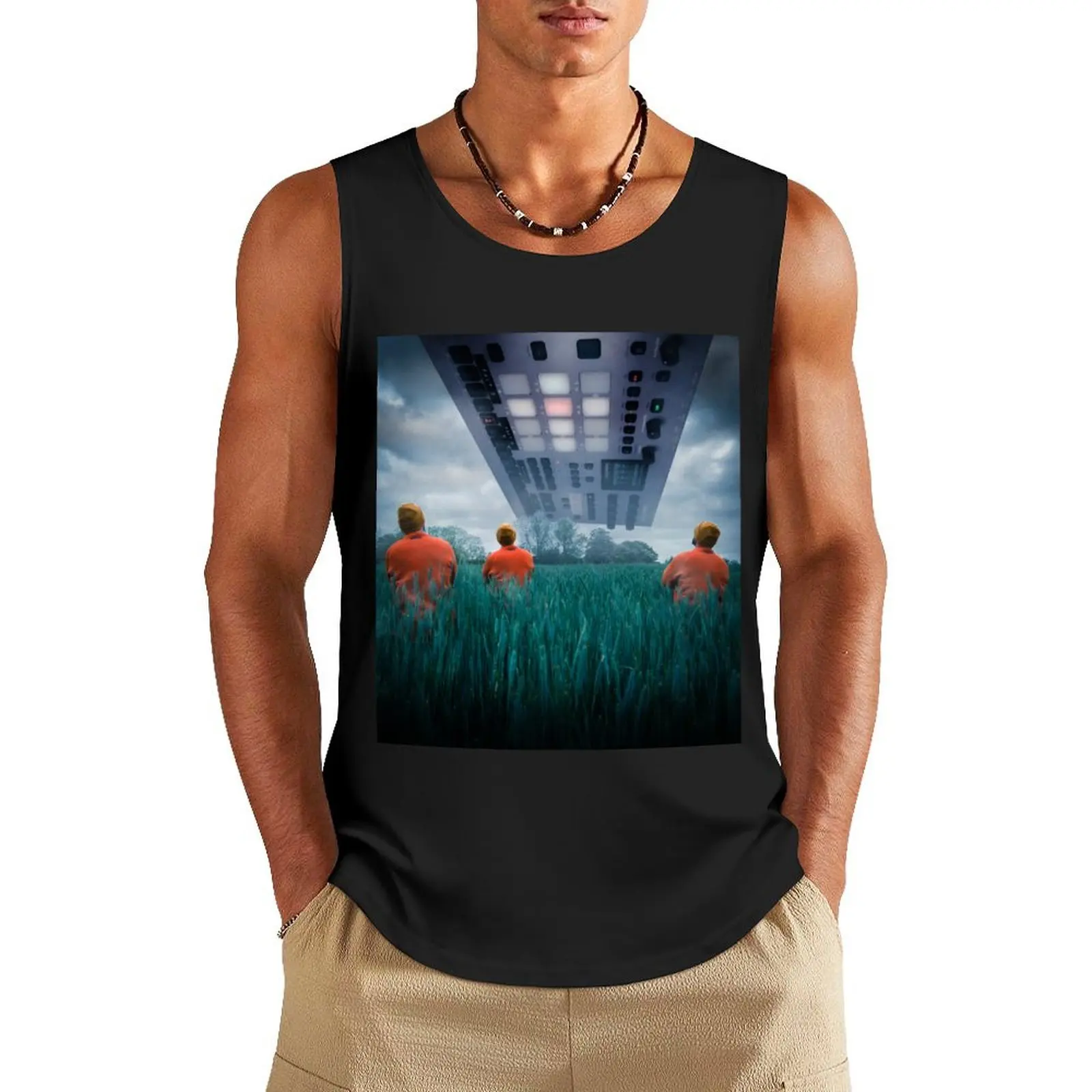 Analog Rytm Encounter (tall) Tank Top sleeveless shirt man Men's summer t-shirt