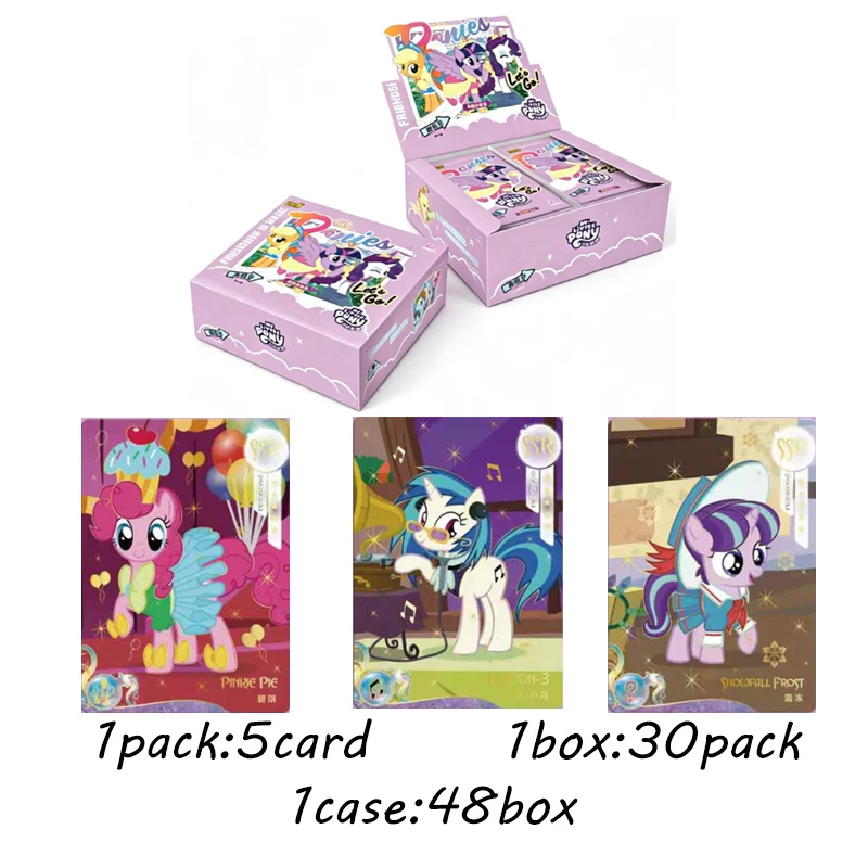 Wholesale KAYOU My Little Pony Friendship Eternal Shadow Fun Pack Wave 4 Full Box Rare Anime Trading Cards