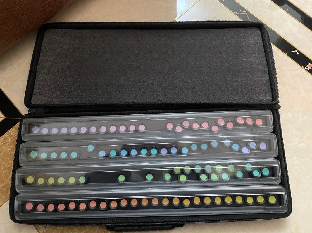 Color Vision Hue Sorting Test Kit, CEP001 Color Discrimination Assessment Instrument, FM100‑Style Color Vision Inspection System