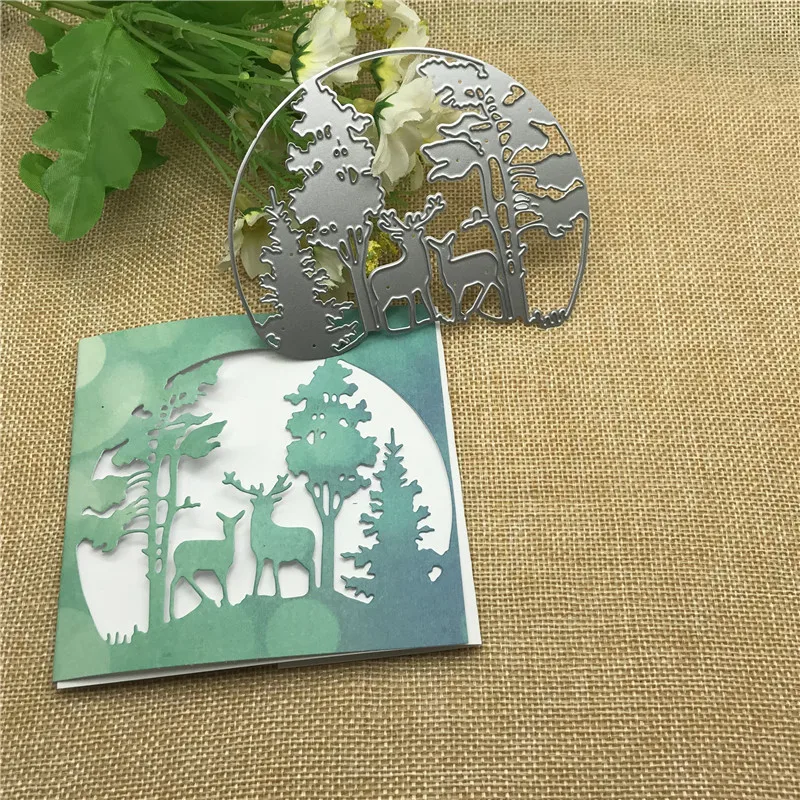 Christmas Tree Animal  Metal Cutting Dies Stencils Scrapbooking Decorative Embossing Folder Carbon Steel Paper Card DIY Die Cuts