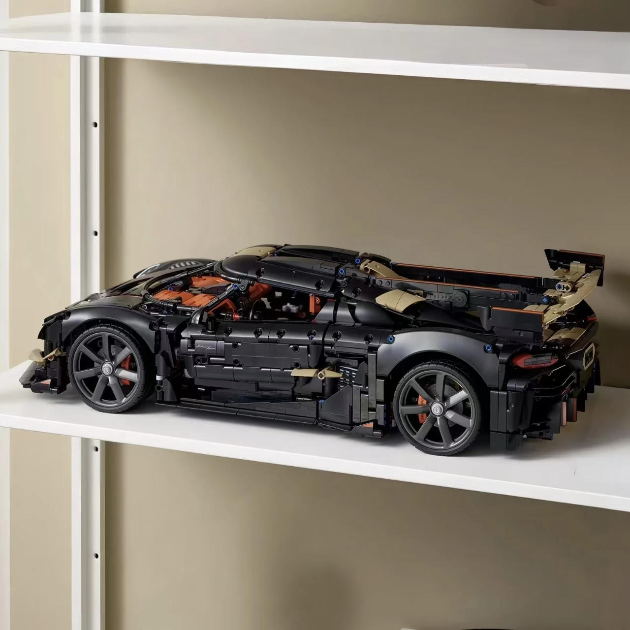 Image of Hot Toys 2026 Neu 4104 Teile High-Tech Rennwagen Spear Megacar Supercar Bausteine Puzzle-Modell Spielzeug Geburtstagsgeschenk Dekoration